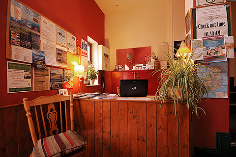 Mount Brandon Hostel, Cloghane. County Kerry | Reception Desk