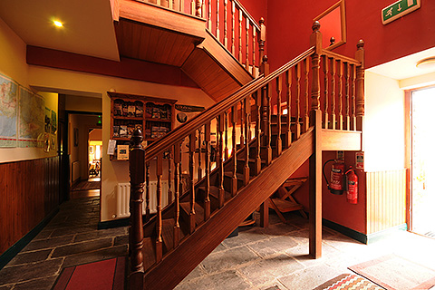 Mount Brandon Hostel, Cloghane. County Kerry | Stairs to Bedrooms